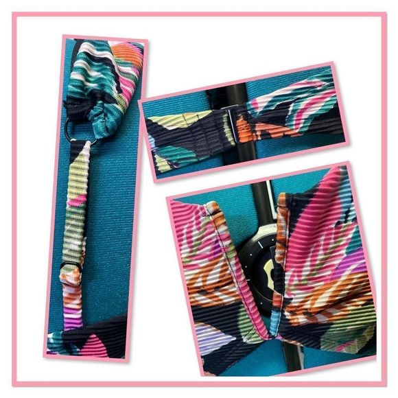 Time & Tru Size 3X Wide Strap V Wire Floral Bikini Top - Picture 10 of 13